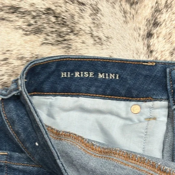 American Eagle High Rise Mini Jean Skirt - Picture 5 of 6